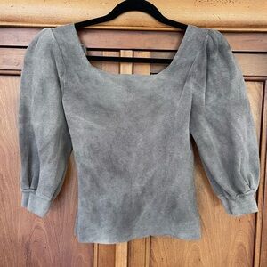 BA&SH tie dyed backless sweater